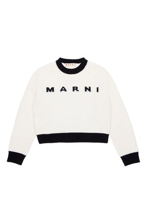 white wool jumper MARNI KIDS | M00993M00ML0M111